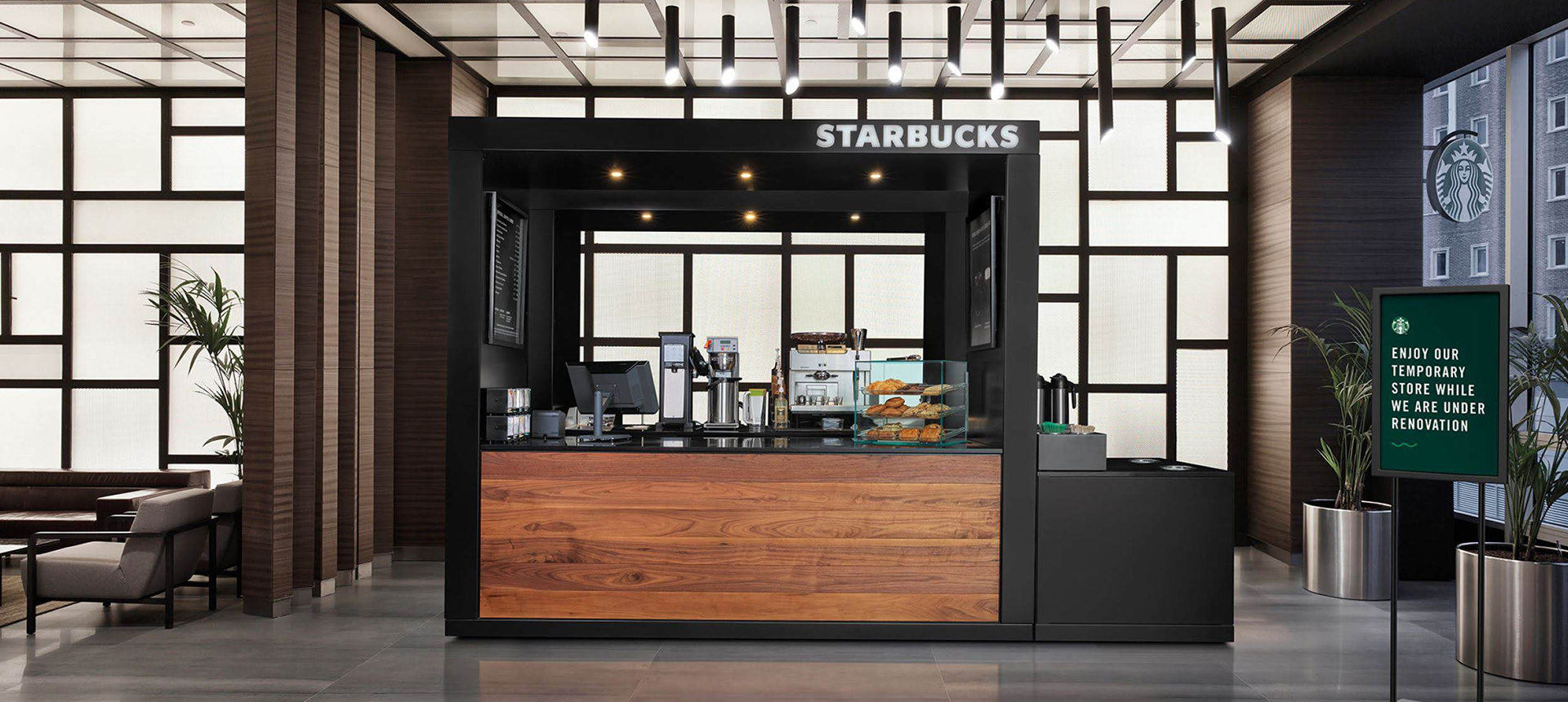 Starbucks Pop Up Cart Store