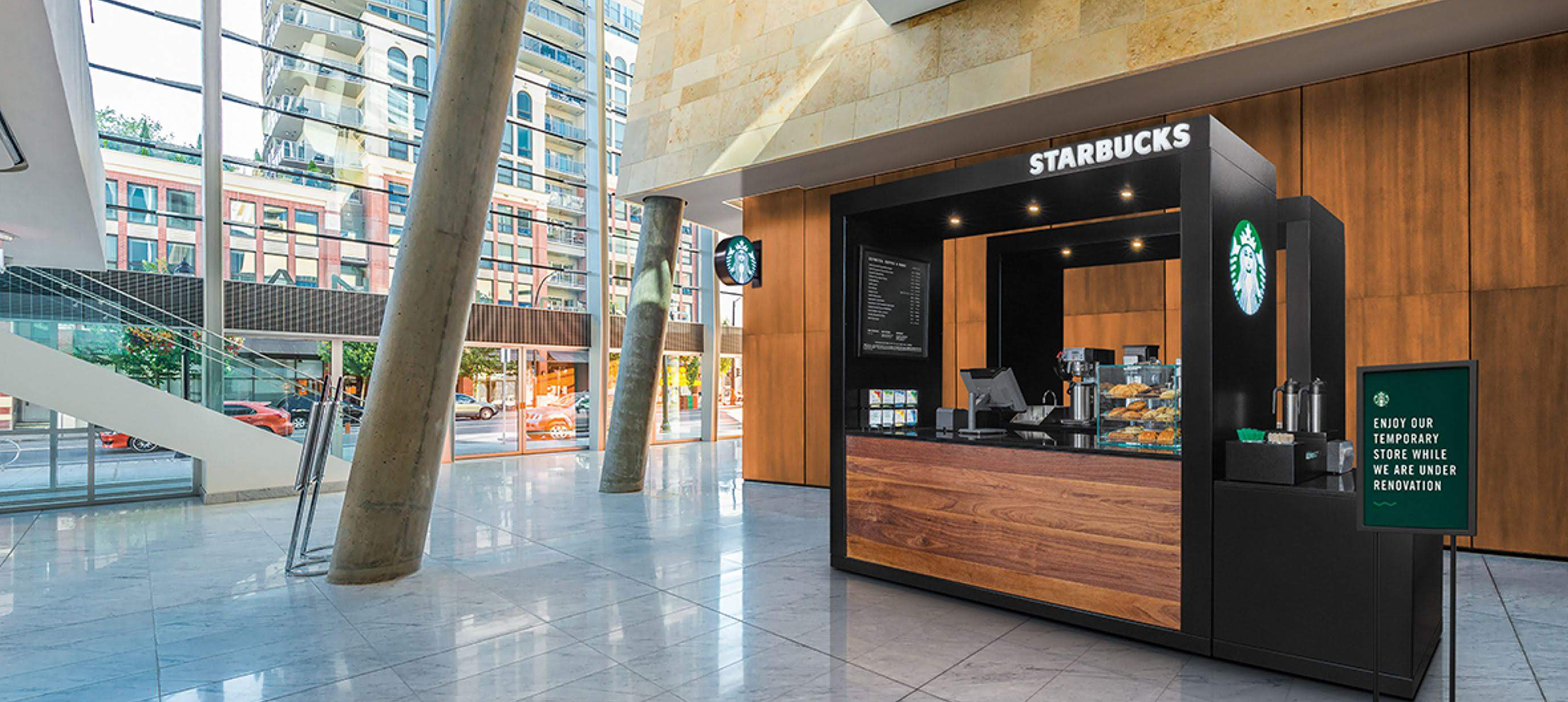 Starbucks Pop Up Cart Store